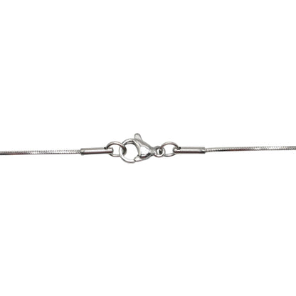 10 chaînes en acier inoxydable argenté modèle 2 R