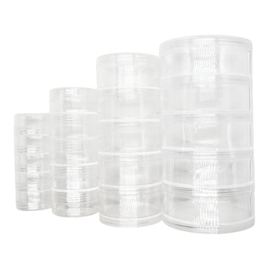 Lot de 4 boites à rangement avec taille différente 3 cm/3.5 cm/5 cm/7 cm