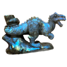 Load image into Gallery viewer, Statue T-Rex en Labradorite - modele unique
