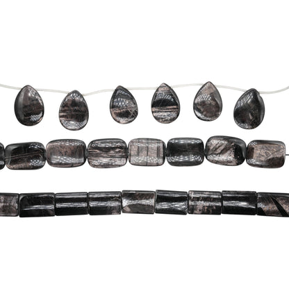 Fil de pendentifs Hypersthene AA+