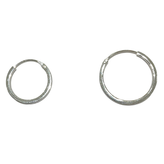 Boucle d'oreille carré Argent 925