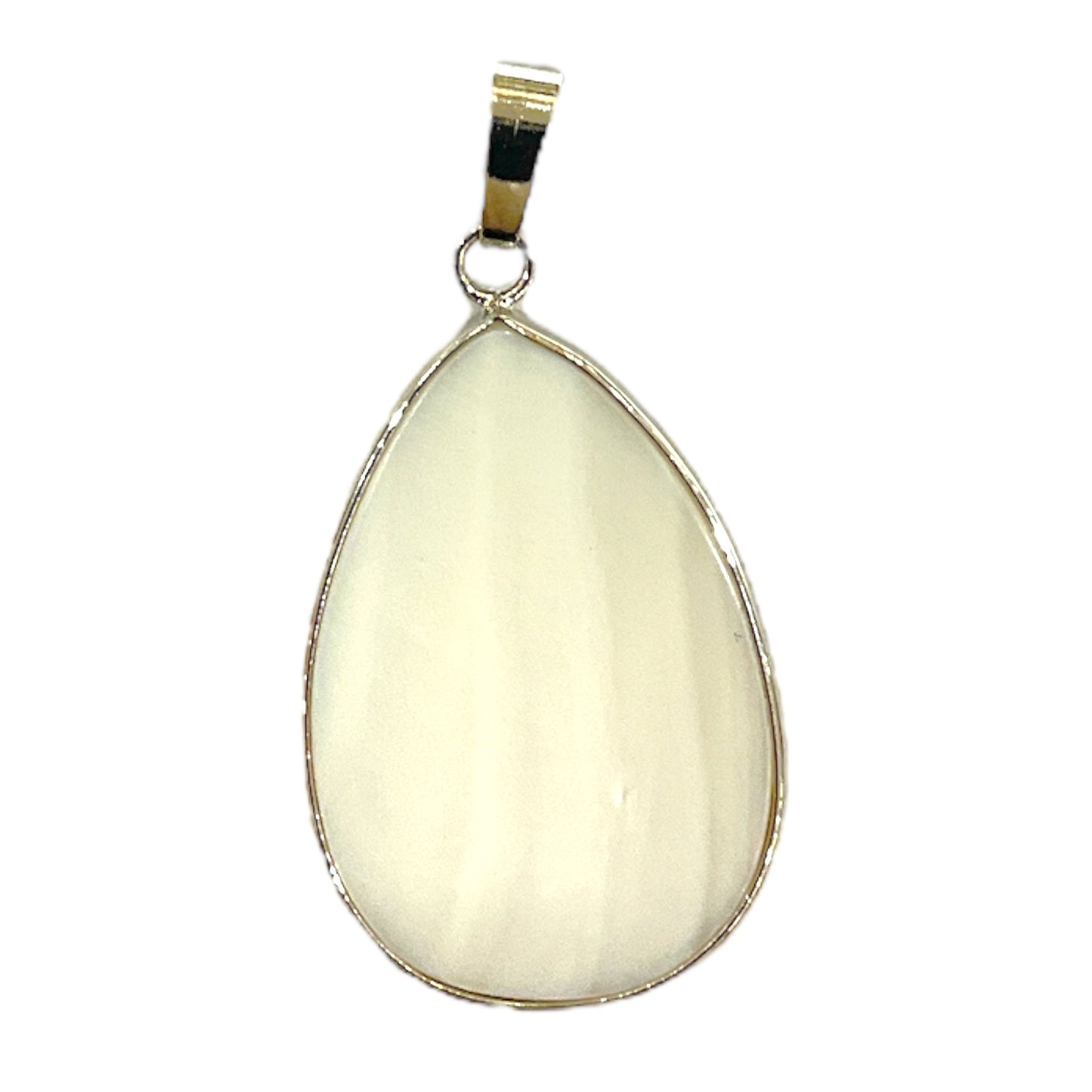 Pendentif goutte en nacre