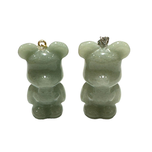 Pendentif nounours en Jade