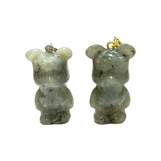 Pendentif nounours en Labradorite