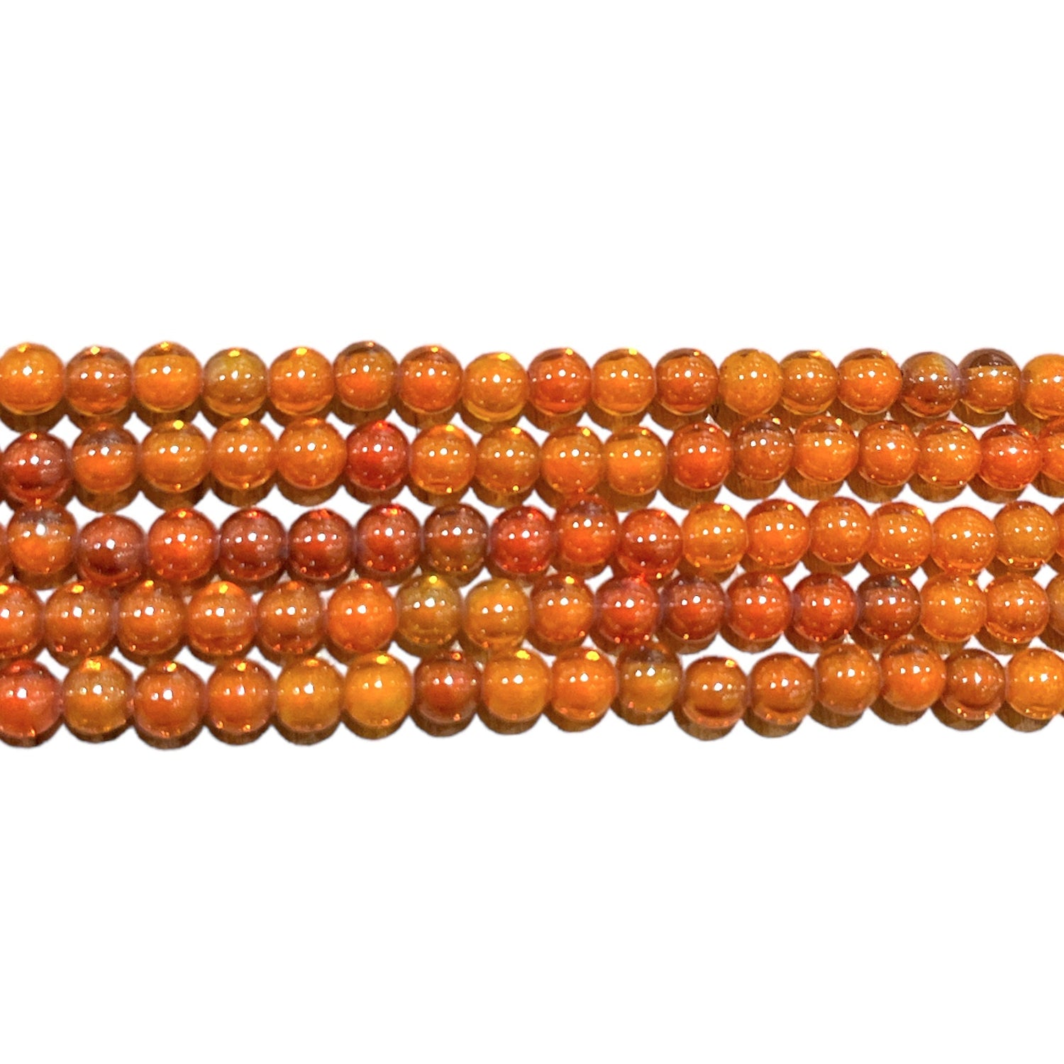 Fil de perle Zircon rouge 2 mm - Foliesbijoux