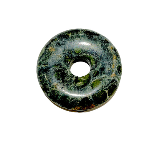 Pendentif Donut en Jaspe kambaba