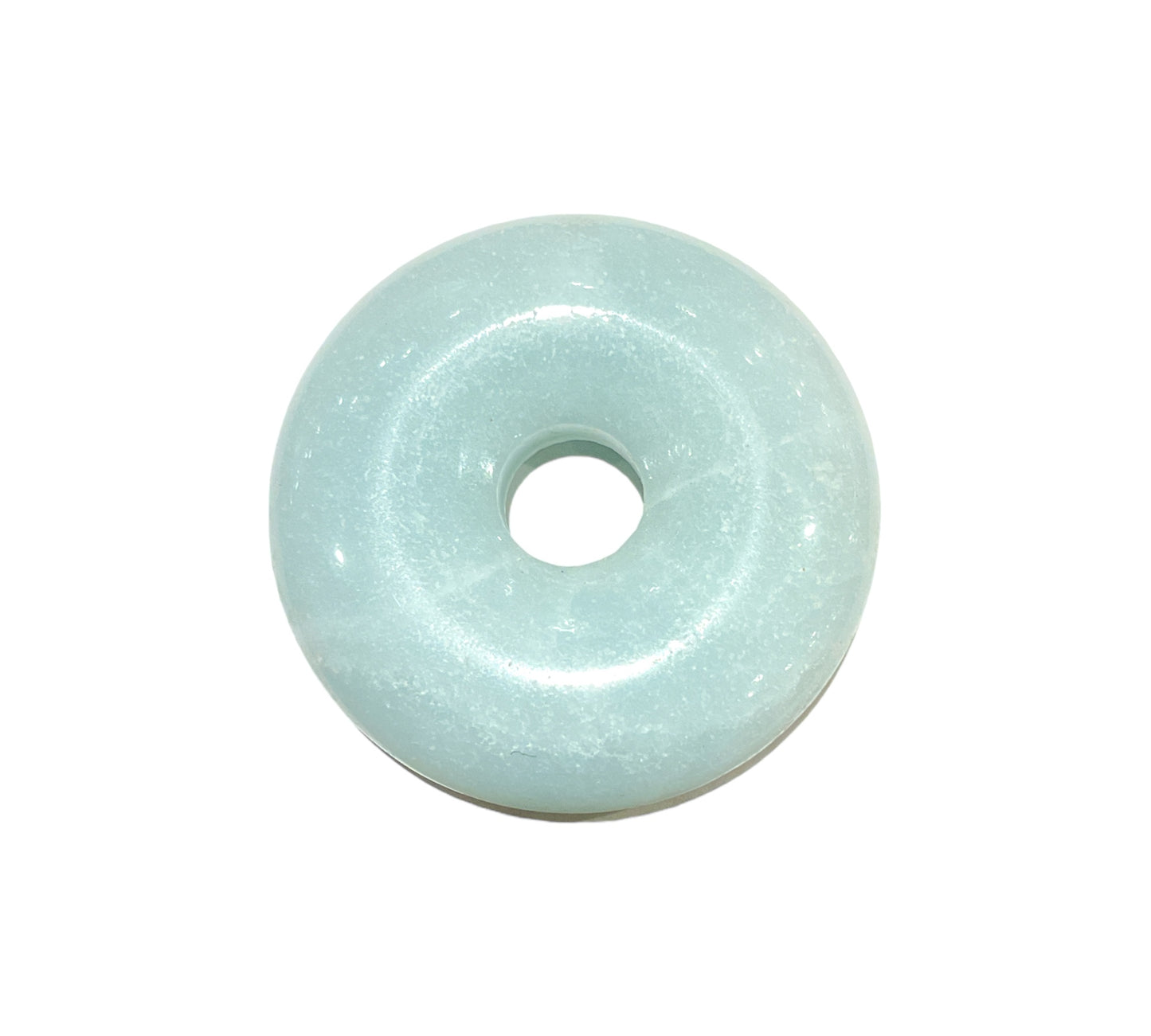 Pendentif Donut en Amazonite du Pérou