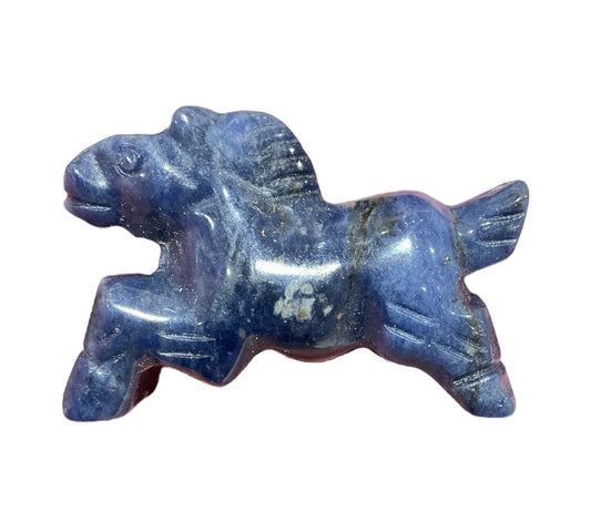 Cheval en Sodalite