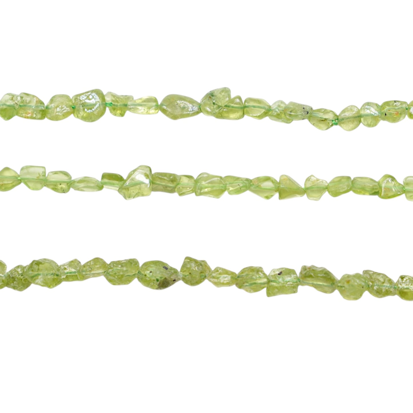 Fil de perle forme libre Peridot (référence 170 à 172)