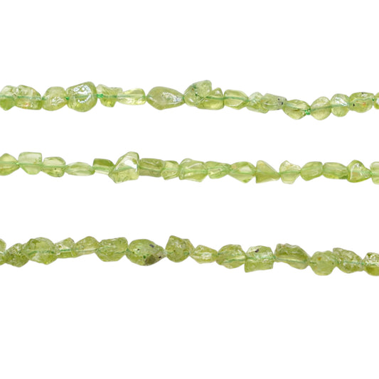 Fil de perle forme libre Peridot (référence 170 à 172)