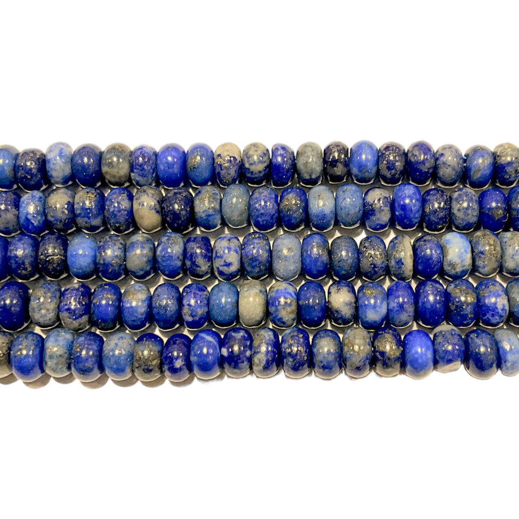 Fil de perle rondelle Lapis lazuli