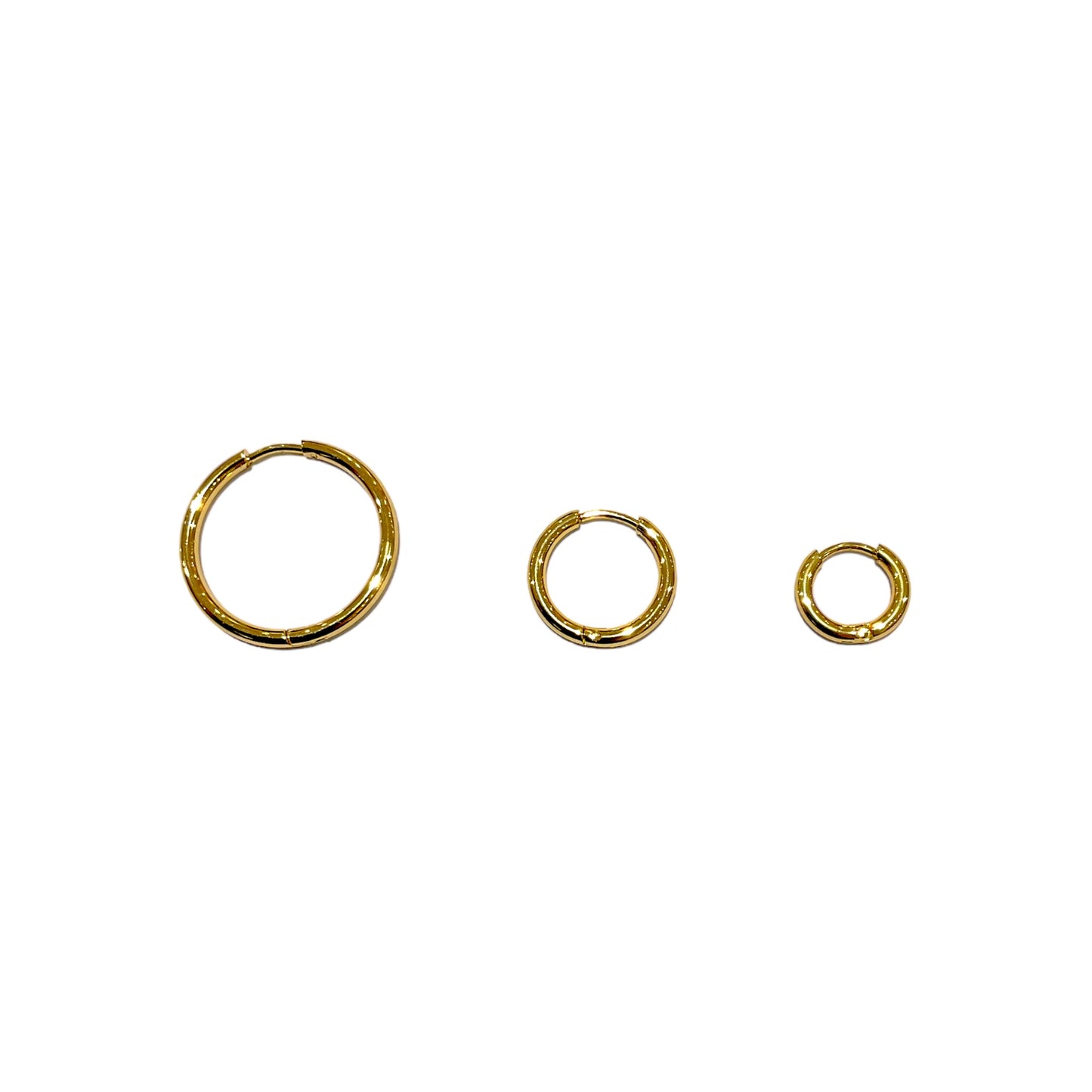 Lot de 5 paire de boucle d'oreille dorée