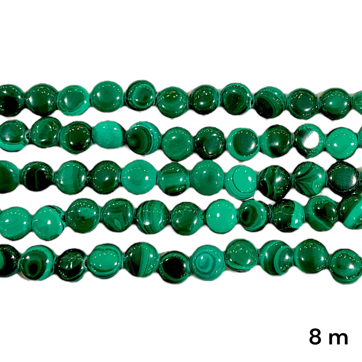 Fil Malachite rond multi variante