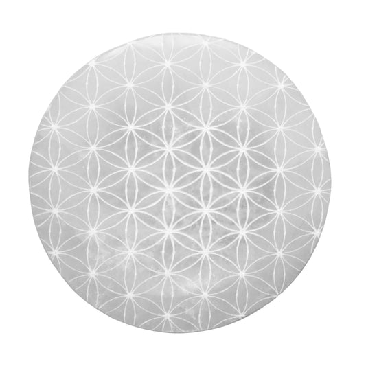 Flower of life in Selenite