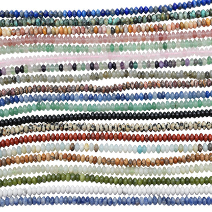 Fil de perle en rondelle grade A 3x6 mm (20 pierres disponible)
