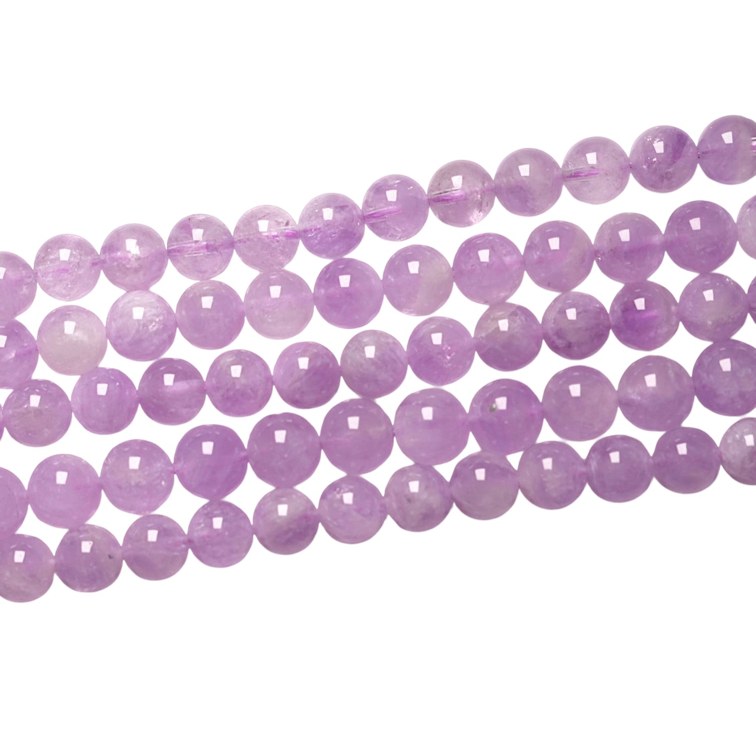 Fil de perle Améthyste lavande AA - Foliesbijoux