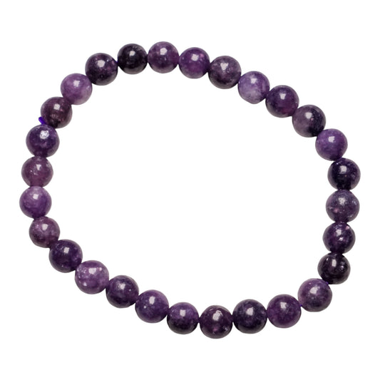 Bracelet Lepidolite foncée pour enfant