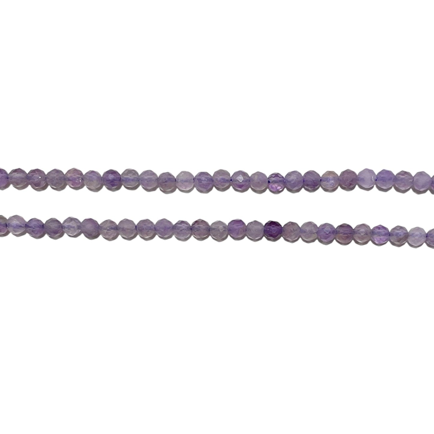 Collier amethyste 2-3mm acier inoxydable