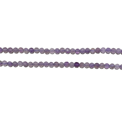 Collier amethyste 2-3mm acier inoxydable