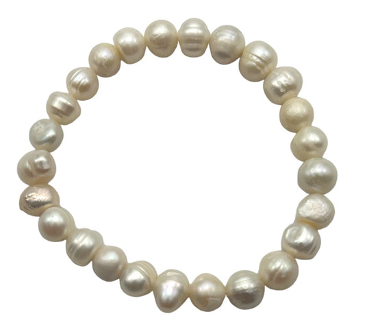 Bracelet perles d’eau douce 8-9 mm numéro 3