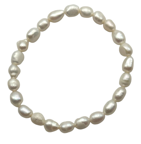 Bracelet perles d’eau douce 6-7mm numéro 4