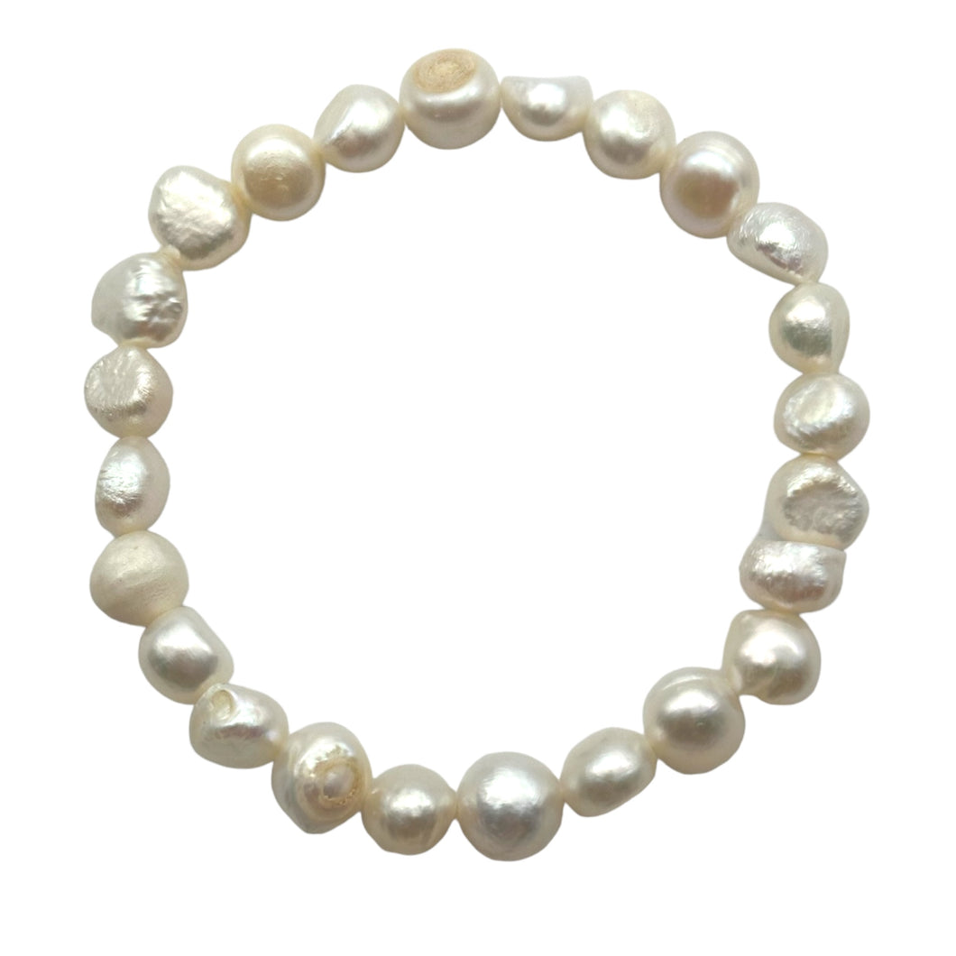 Bracelet perles d’eau douce 8-9 mm numéro 6