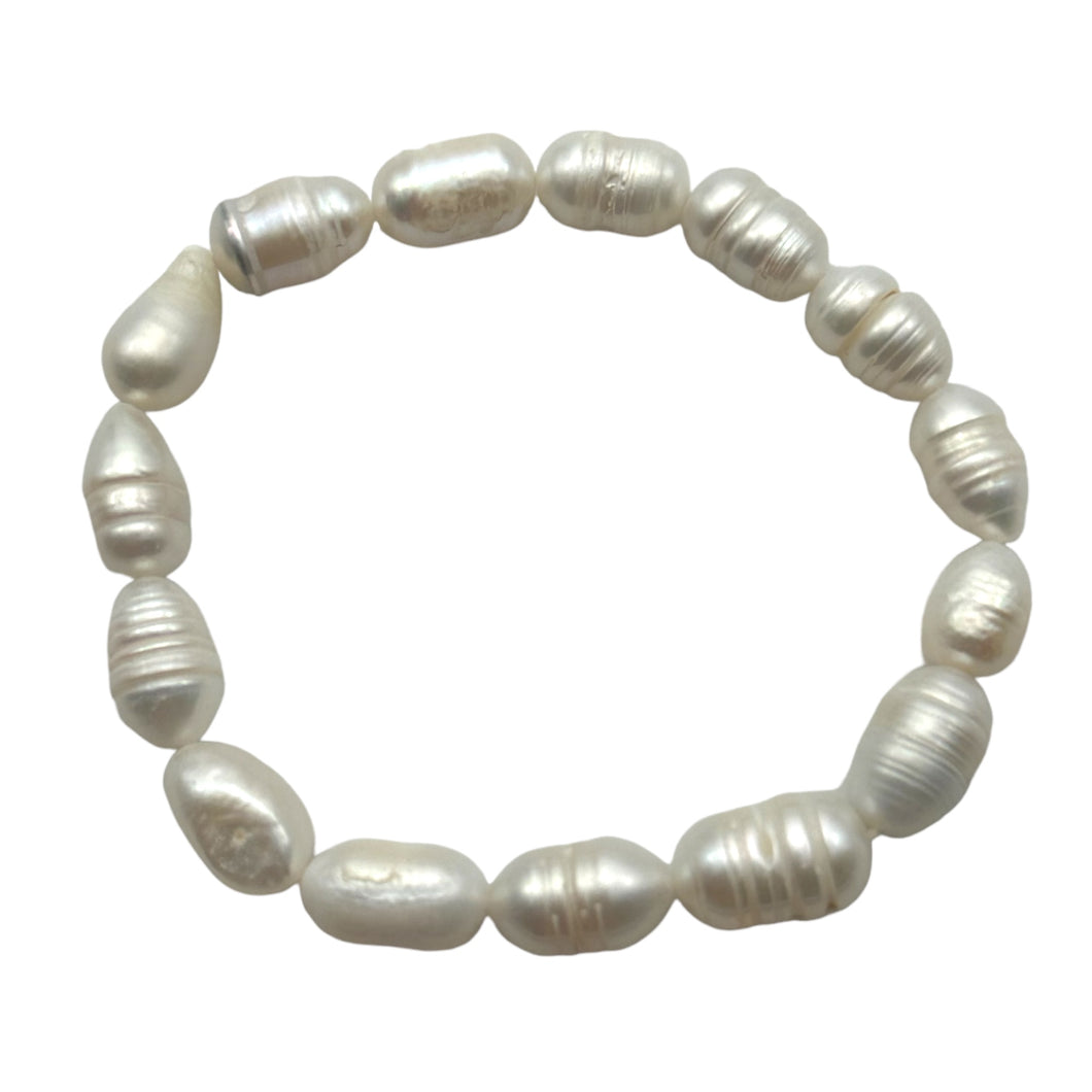 Bracelet perles d’eau douce 7-8mm numéro 8
