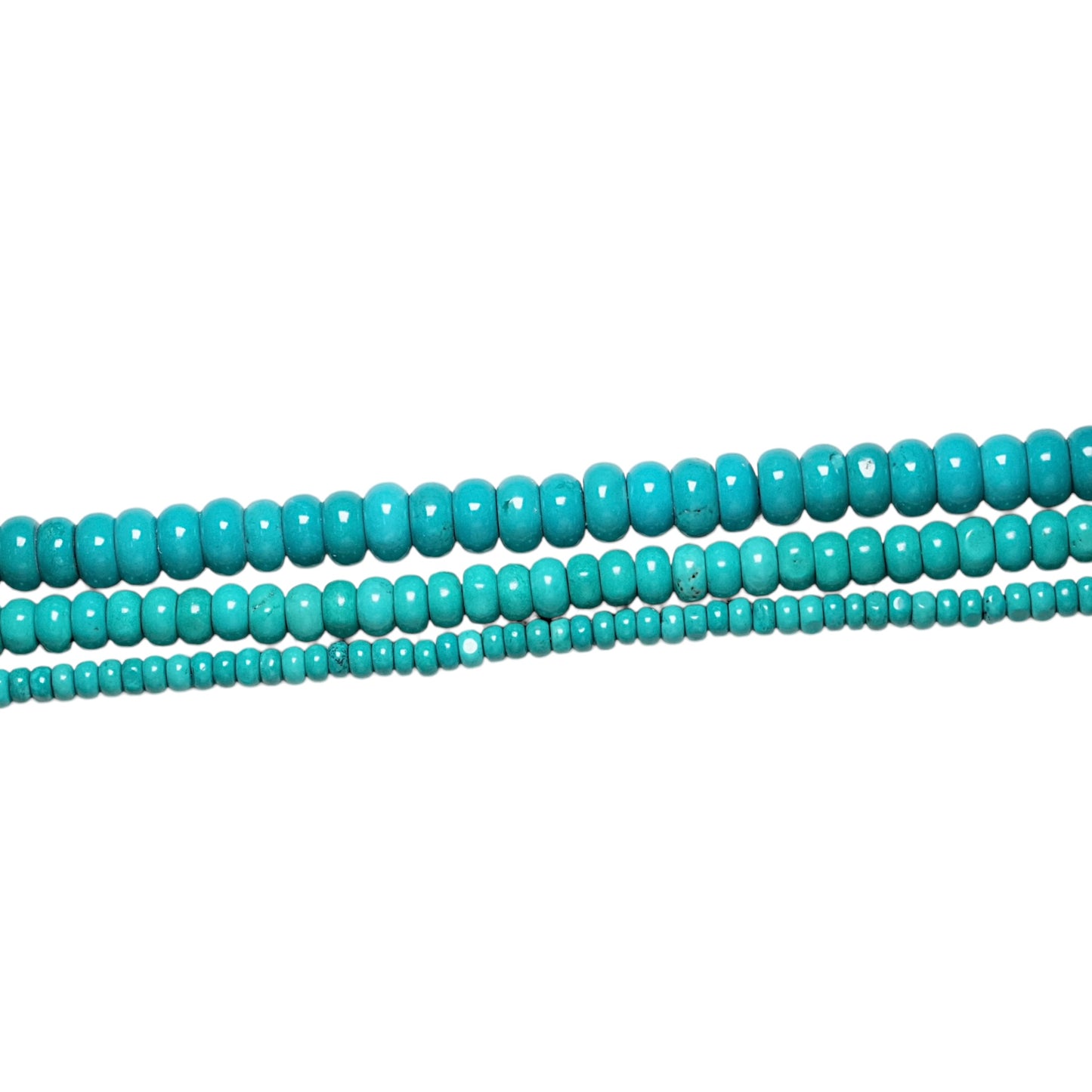 Fil Turquoise de Chine rondelle