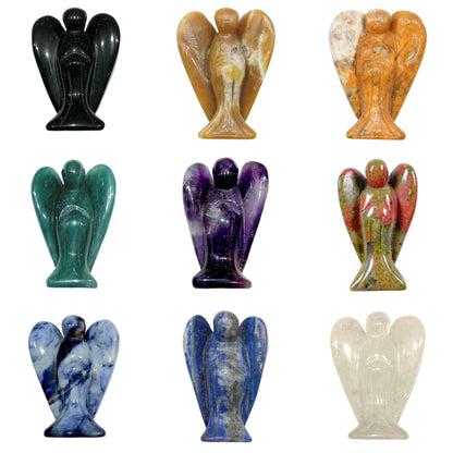 Figurine ange 4.5x3.5 cm (15 pierres disponible)