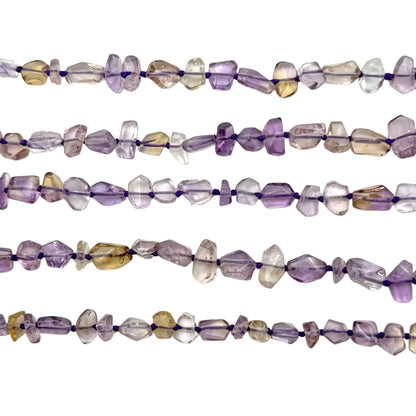 Fil de perle forme libre Amétrine 8x12 mm (référence 143)