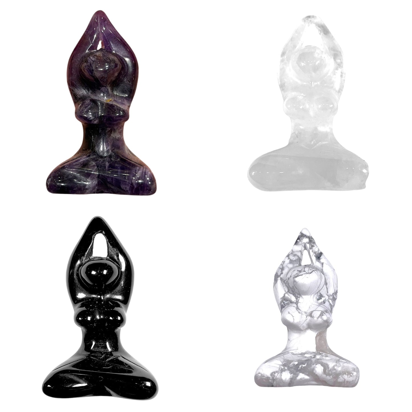 Figurine déesse de la méditation (13 pierres disponible)
