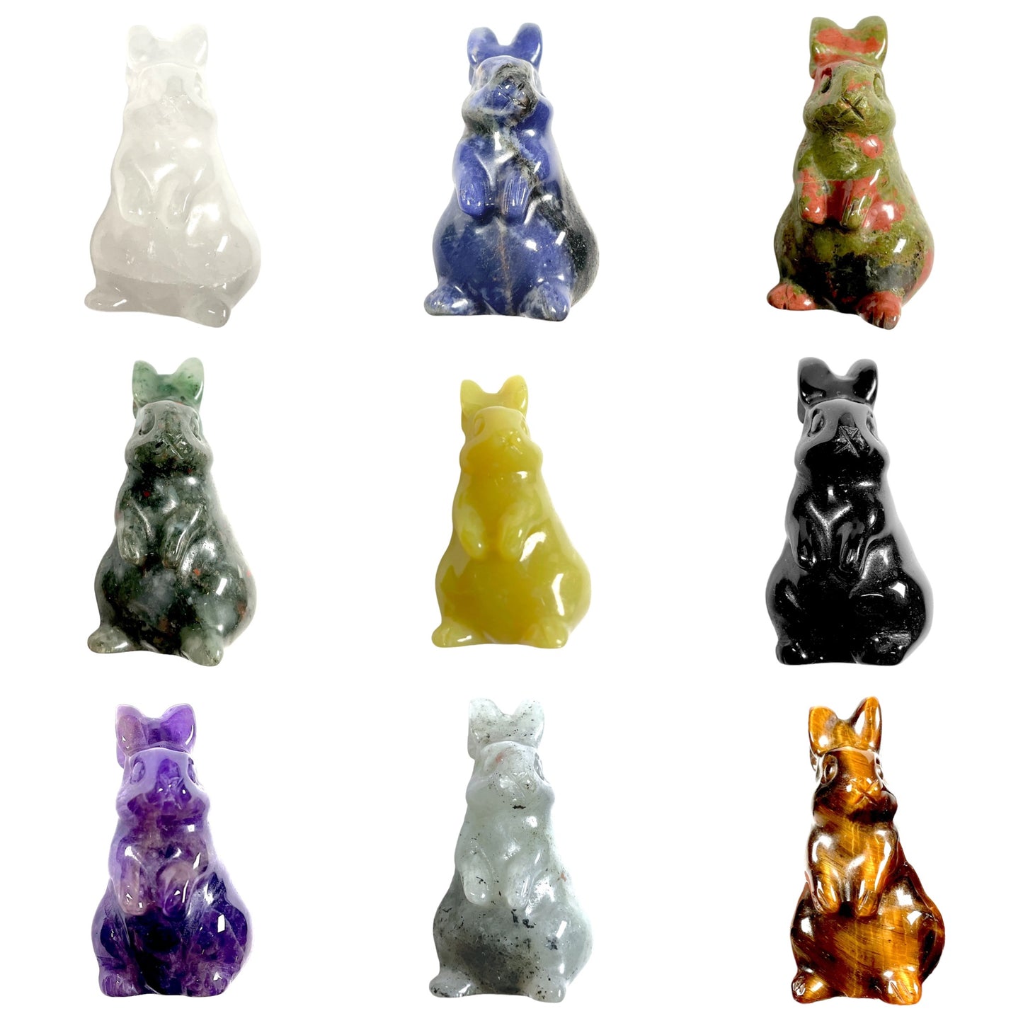 Figurine Lapin 2x5 cm (12 pierres disponible)