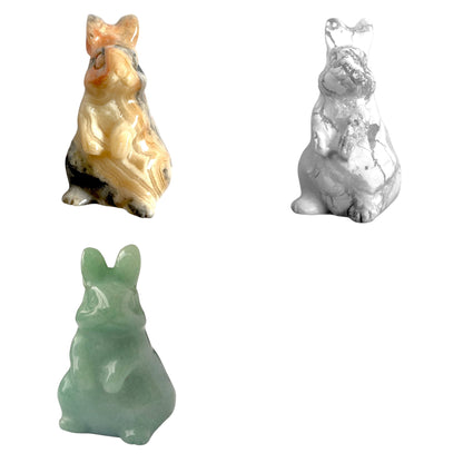Figurine Lapin 2x5 cm (12 pierres disponible)