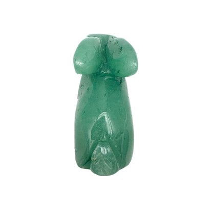 Figurine Lapin en aventurine verte