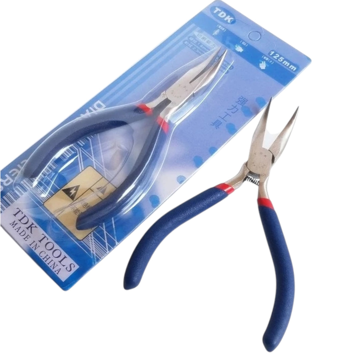 Pince à bec long courbé – 125 mm – Création de bijoux RESTOCK