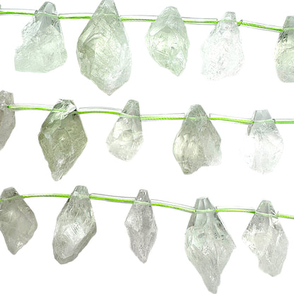 Pendentifs brutes en Fluorite verte