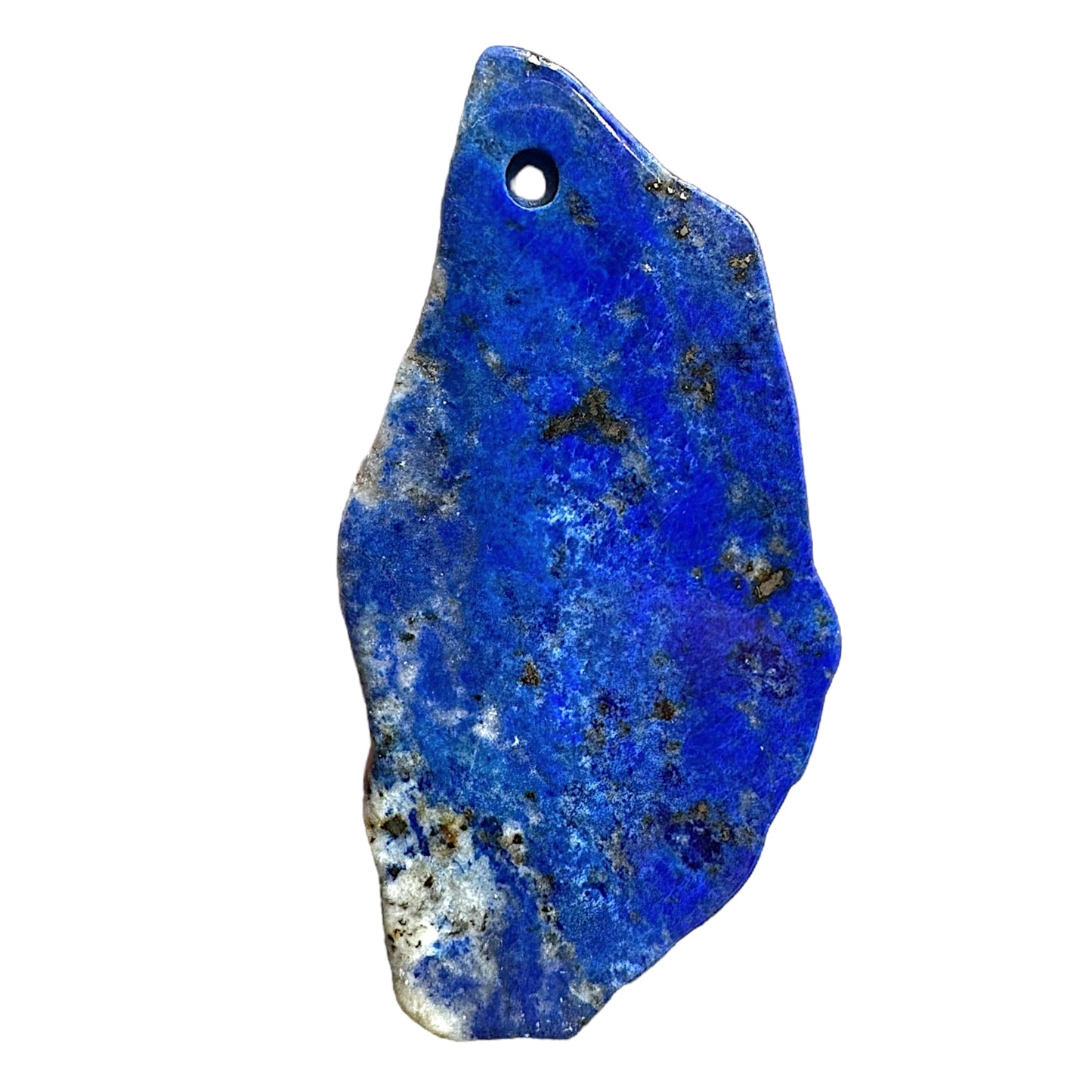 Pendentif Lapis lazuli forme Libre percé devant