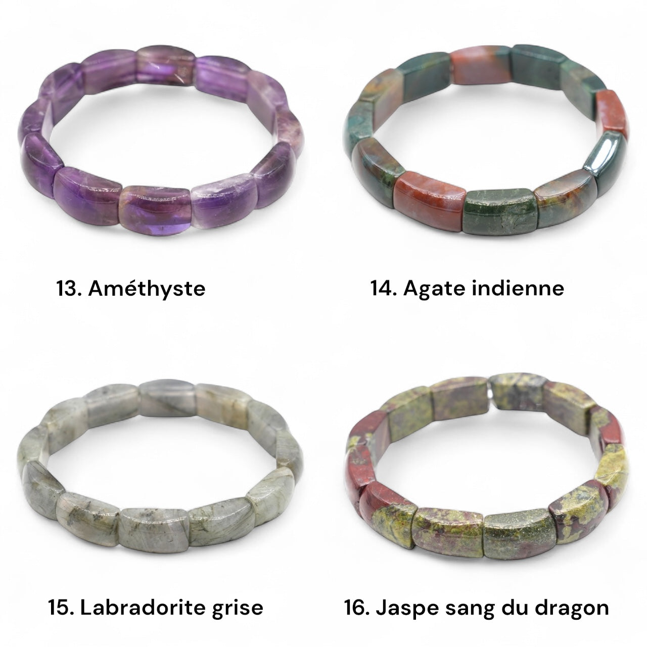 Bracelet AA+ 11x17 mm (17 pierres disponible) #8