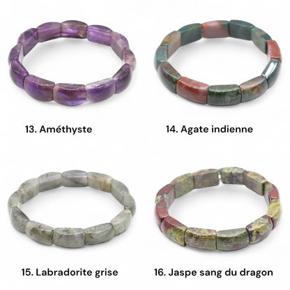 Bracelet AA+ 11x17 mm (17 pierres disponible) #8
