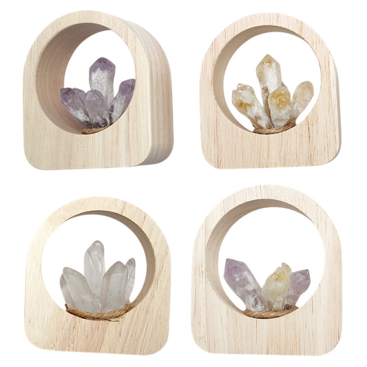 Lampe de nuit/Veilleuse en mini druse (3 pierres disponible) — Alimentation USB-A