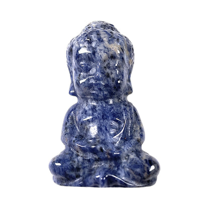 Figurine bouddha en Sodalite - Foliesbijoux