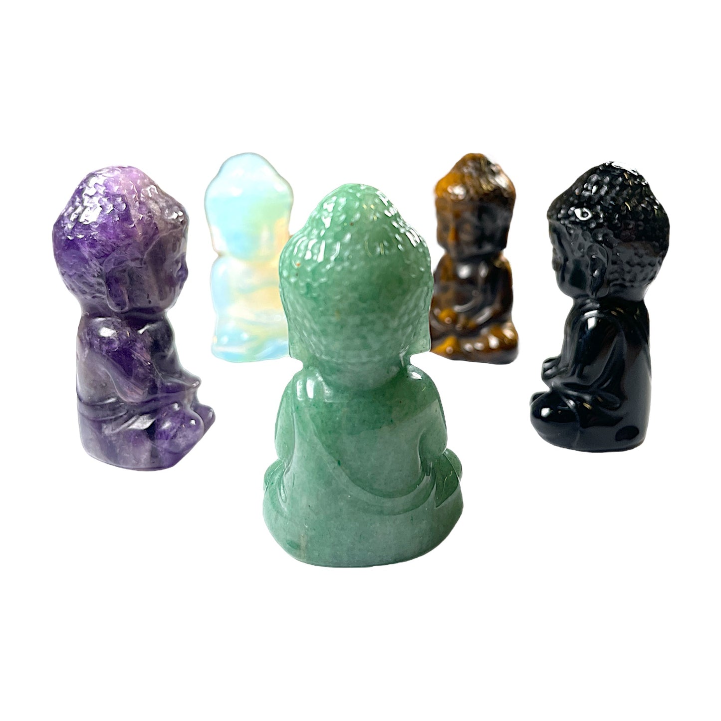 Figurine bouddha en Obsidienne noire