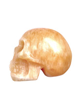 Load image into Gallery viewer, Crâne en Calcite orange
