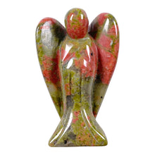 Load image into Gallery viewer, Figurine ange en Unakite
