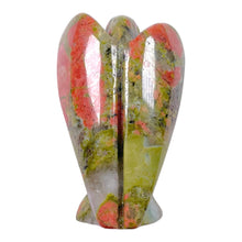 Load image into Gallery viewer, Figurine ange en Unakite
