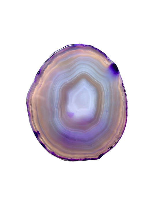 Piece Agate violet à l’unité