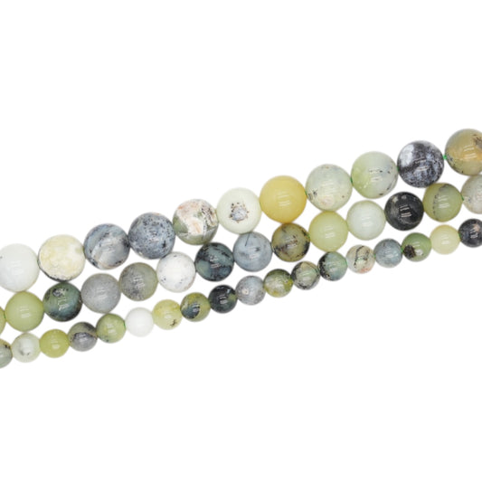 Fil de perle Opale verte A