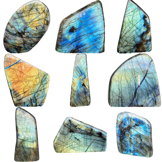 Labradorite bloc forme libre AA+ 1 kilo