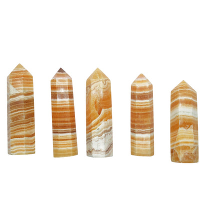 Lot de pointe en Calcite miel — 500 g