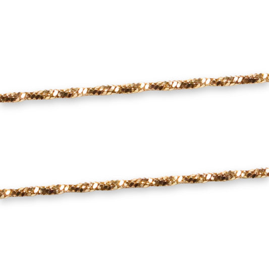 10 chaînes en acier doré inoxydable modèle 3 - Foliesbijoux